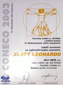 ocenenie Zlat� Leonardo